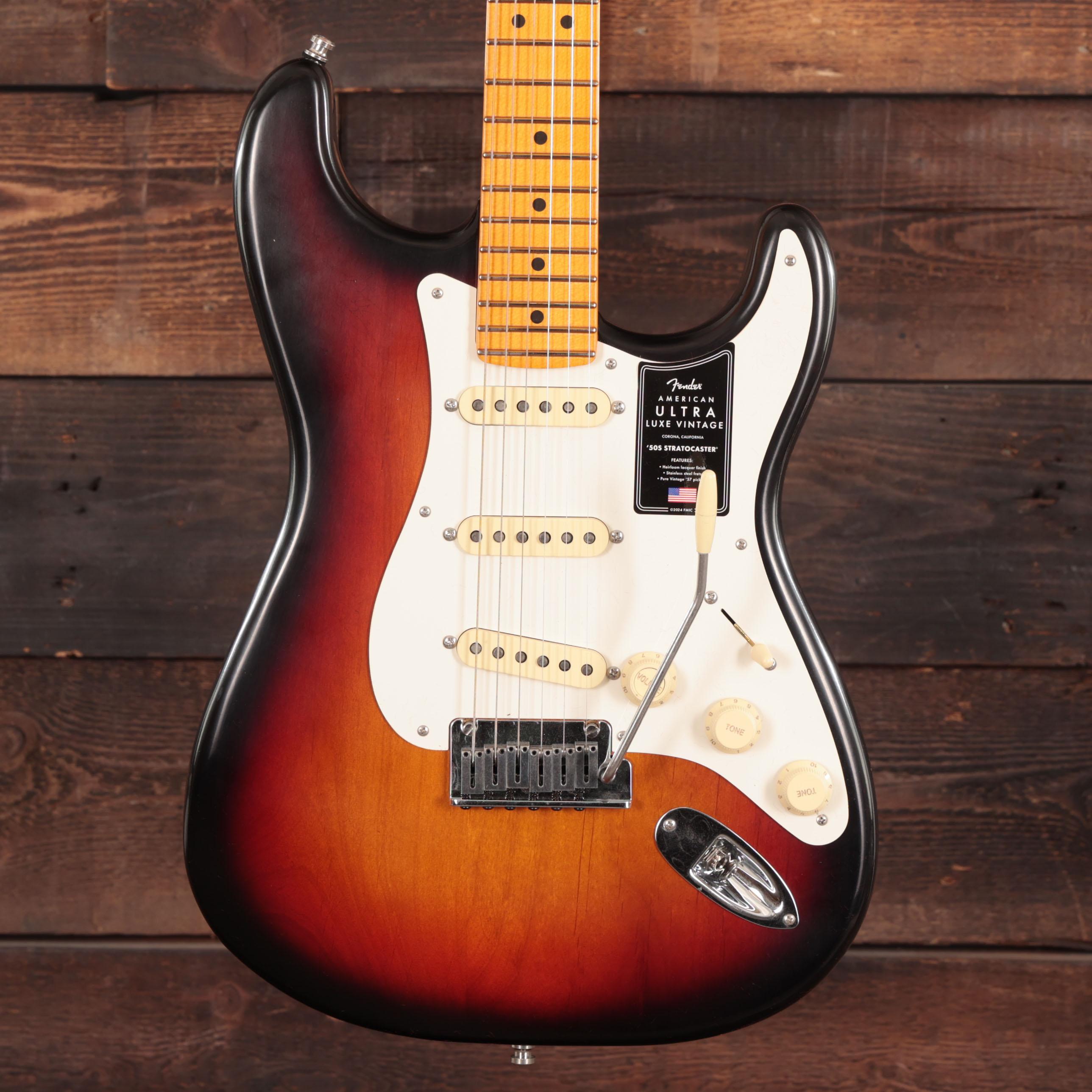 ギター Fender Stratocaster American Ultra Luxe Fender American Ultra Luxe Vintage '60s Stratocaster in Surf Green